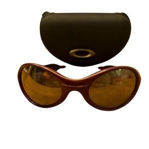 Vintage Oakley Trenchcoat Sunglasses Blood Red